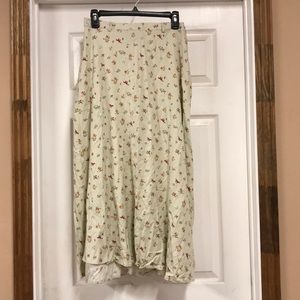 Horseshoe Print Western Skirt